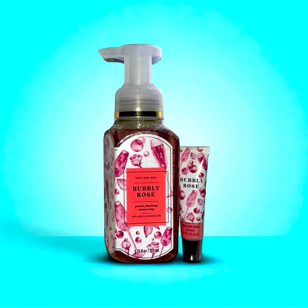 Bath and Body Works Bubbly Rose Bundle